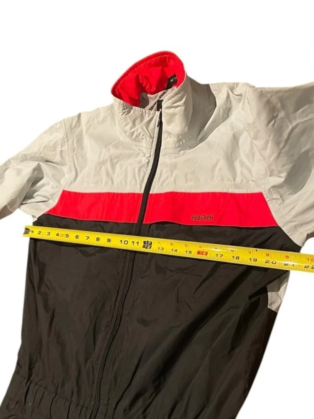 Mens Medium Helly Hanson Ski Suit Vintage Black Gray Red Helly Tech Hanson